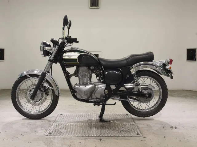 Kawasaki Estrella, белый, зелёный, фото 2