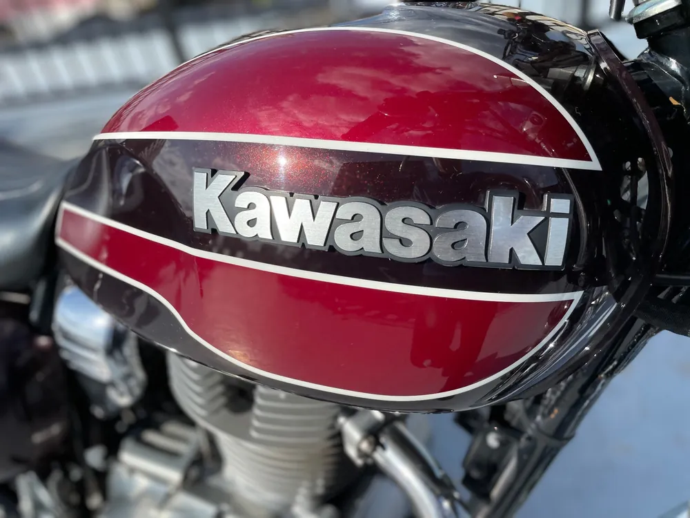 Kawasaki Estrella, light brown / red, фото 11