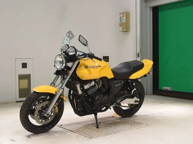 Honda Steed 400 VLX 1996, жёлтый, фото 4
