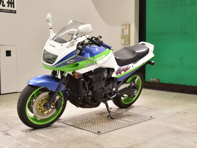 Kawasaki GPZ1100 1995, white | green, фото 4