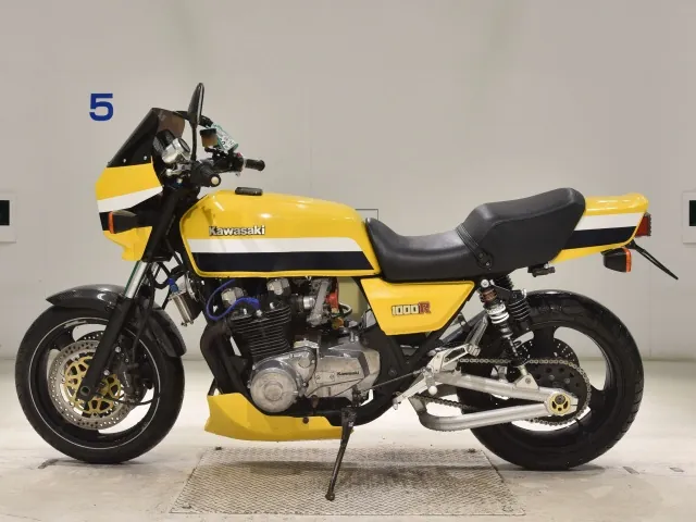 Kawasaki Z1000J 1990, жёлтый, фото 2
