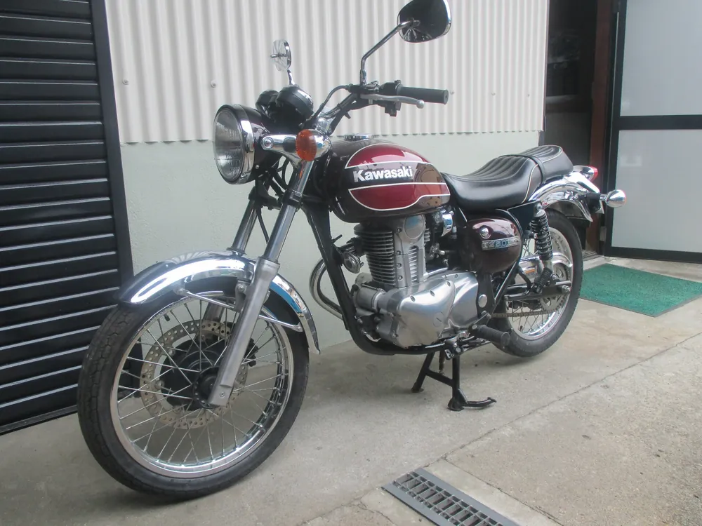 Kawasaki Estrella, w red, фото 9