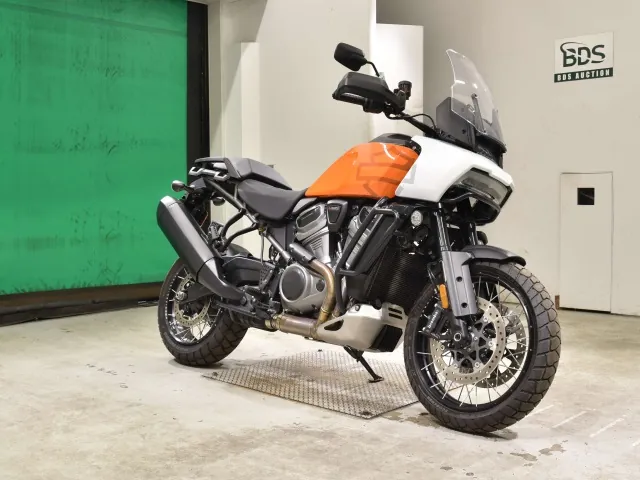 Harley-Davidson Pan America 1250S 2022, white | orange, фото 3