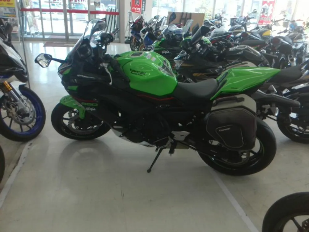 Kawasaki Ninja650A 2021, black/green, фото 2
