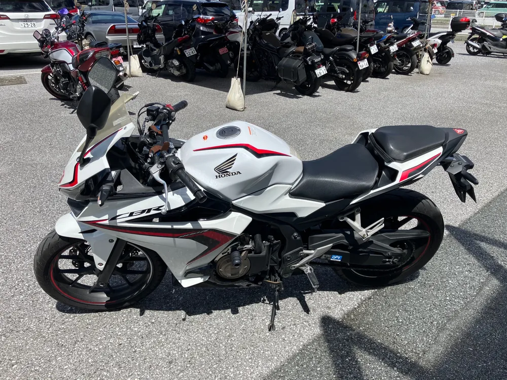 Honda CB400X 2020, white / black / red, фото 3