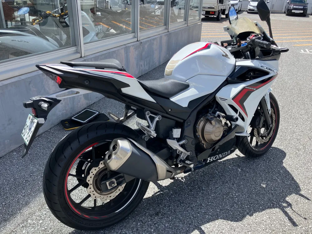 Honda CB400X 2020, white / black / red, фото 4