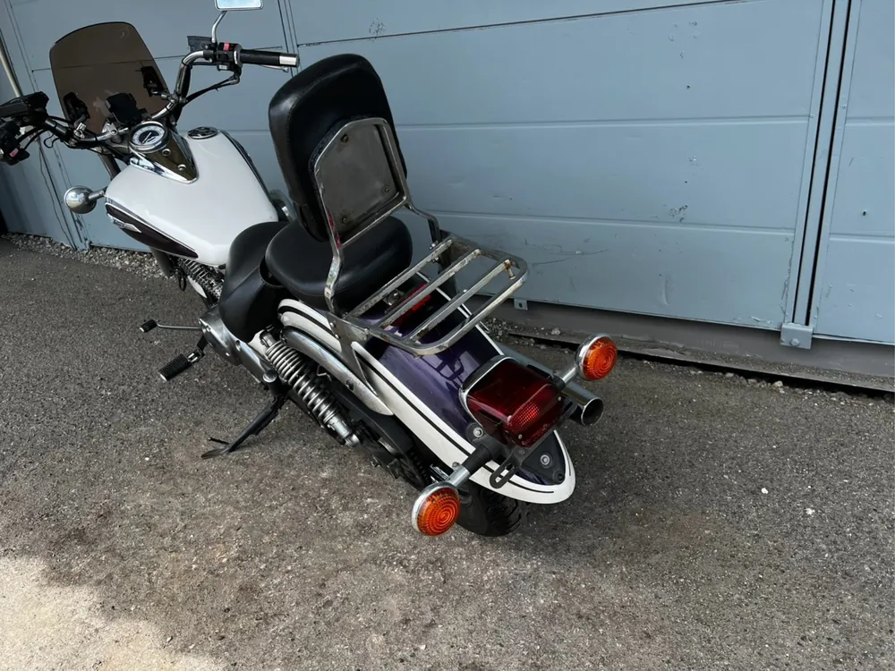 Yamaha Dragstar 250, white / purple, фото 2