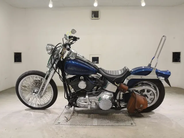Harley-Davidson FXSTS1450 2000, синий, фото 2