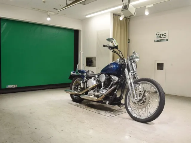 Harley-Davidson FXSTS1450 2000, синий, фото 3