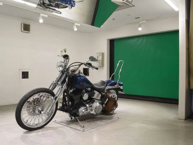 Harley-Davidson FXSTS1450 2000, синий, фото 4