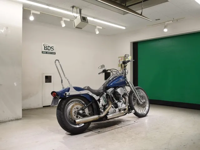 Harley-Davidson FXSTS1450 2000, синий, фото 5