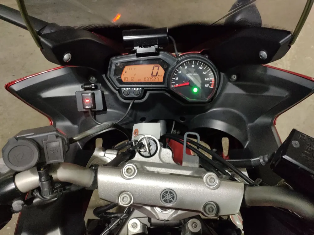 Yamaha FZ-6S FEATHER 2009, красный, фото 5