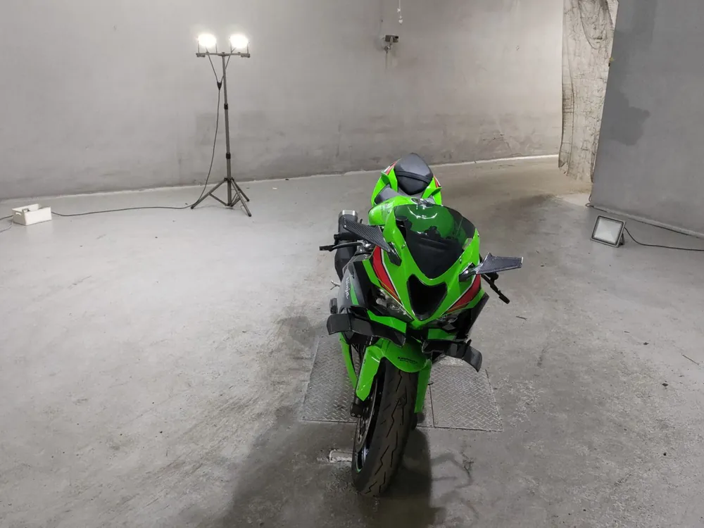 Kawasaki Zx-6Ra 2024, black / green, фото 3