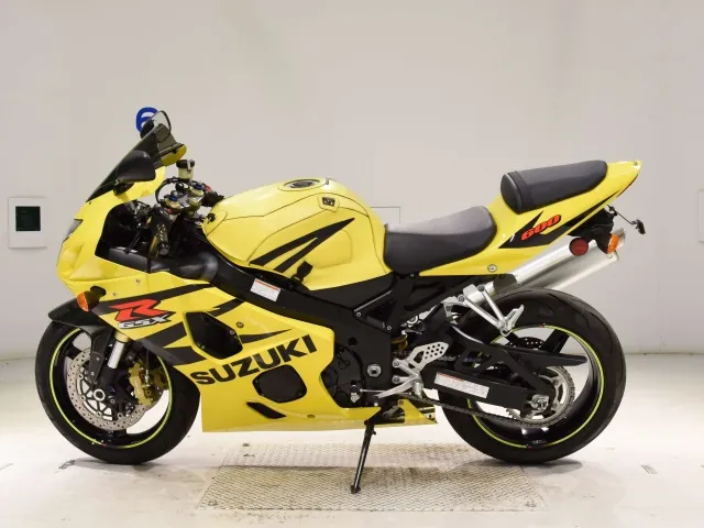 Suzuki GSX-R600 2004, чёрный, жёлтый, фото 2