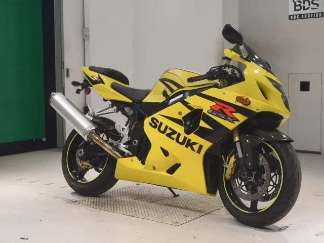 Suzuki GSX-R600 2004, чёрный, жёлтый, фото 3
