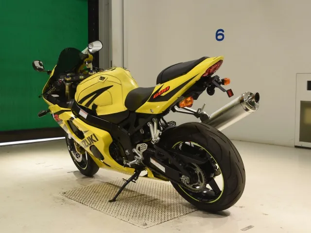 Suzuki GSX-R600 2004, чёрный, жёлтый, фото 6