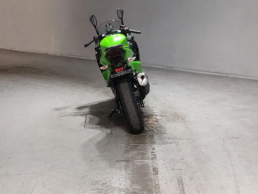 Kawasaki Z400 2024, black / green, фото 4