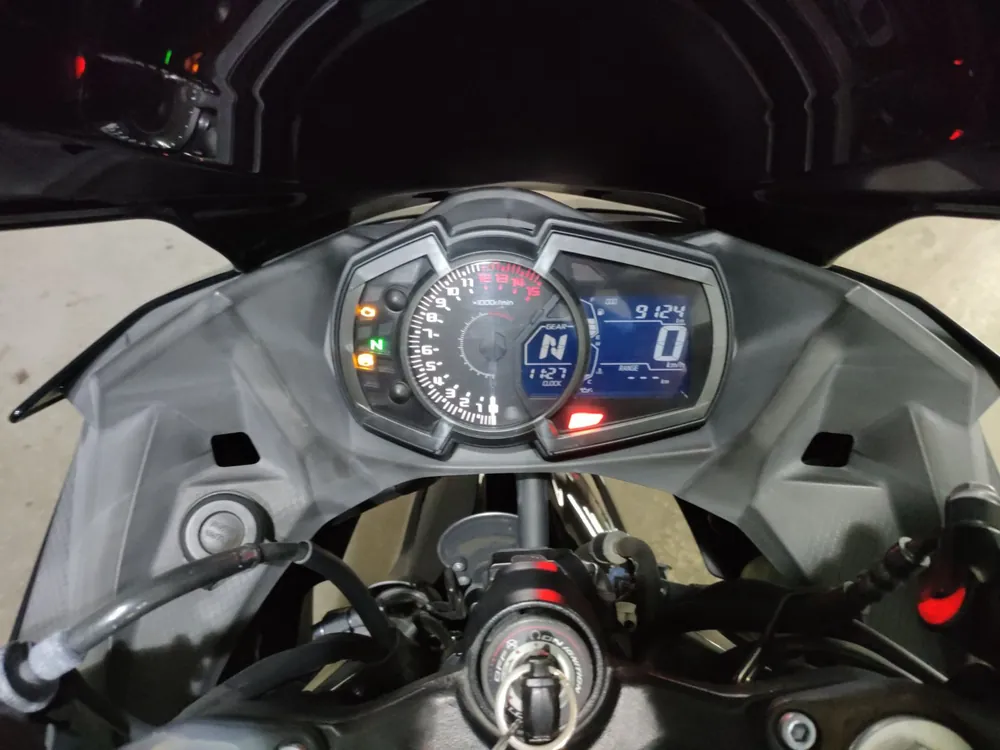 Kawasaki Ninja 400 2019, чёрный, зелёный, фото 5