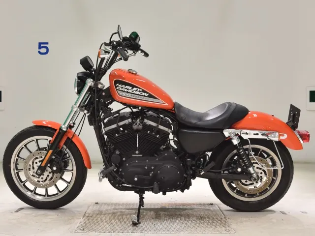 Harley-Davidson XL883R 2008, black | orange, фото 2