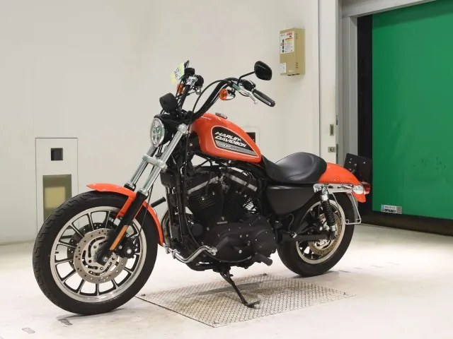 Harley-Davidson XL883R 2008, black | orange, фото 4