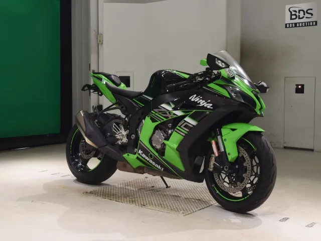 Kawasaki ZX-10RA 2017, чёрный, зелёный, фото 3