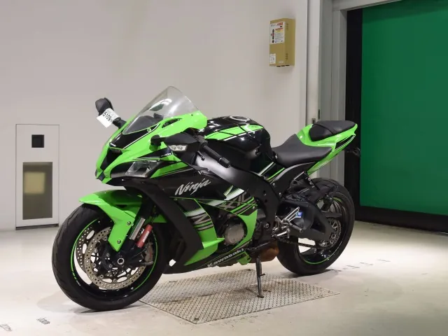 Kawasaki ZX-10RA 2017, чёрный, зелёный, фото 4