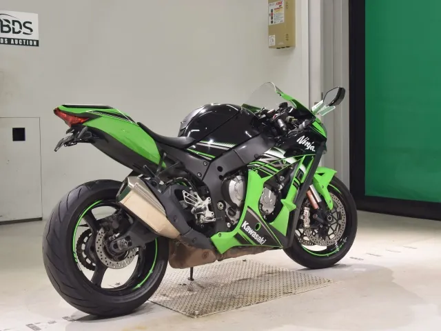 Kawasaki ZX-10RA 2017, чёрный, зелёный, фото 5
