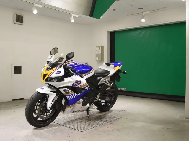 Honda CBR600RR 2007, белый, синий, фото 4