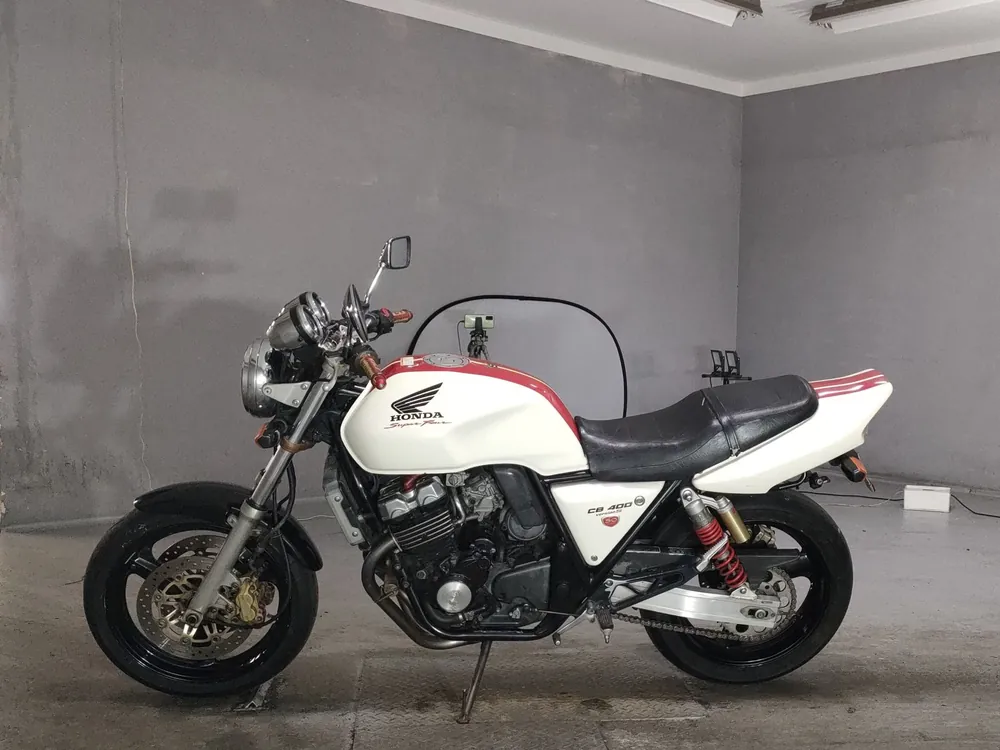 Honda CB400 1998, white / red, фото 2