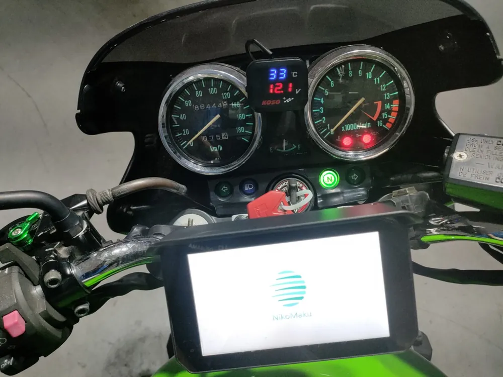 Kawasaki ZRX400-II 2008, white/green, фото 5