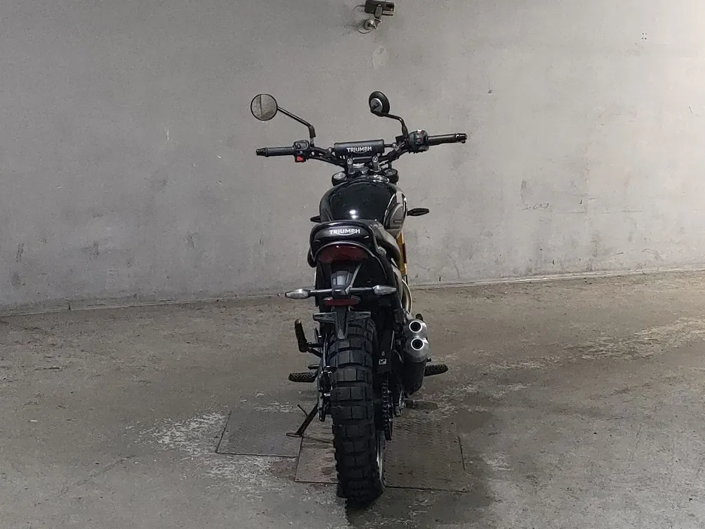 Triumph Scrambler 400 X 2025, black/silver, фото 4