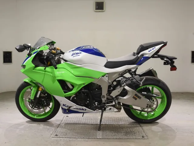 Kawasaki Zx-6Ra 2025, white | green, фото 2