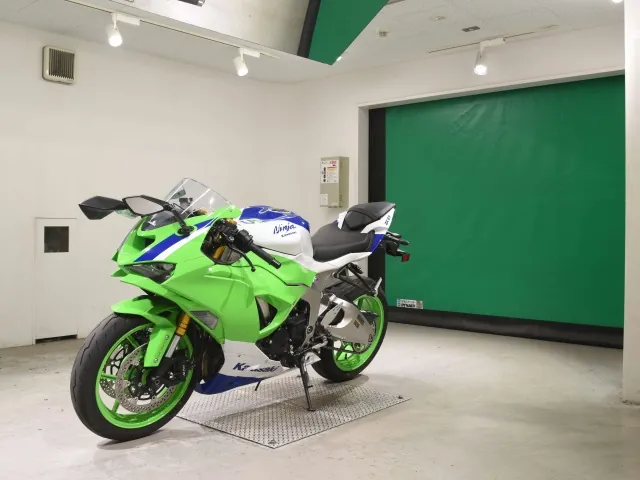 Kawasaki Zx-6Ra 2025, white | green, фото 4