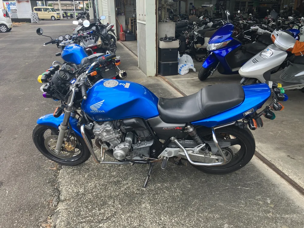 Honda CB400SB, оранжевый, серебристый, фото 2