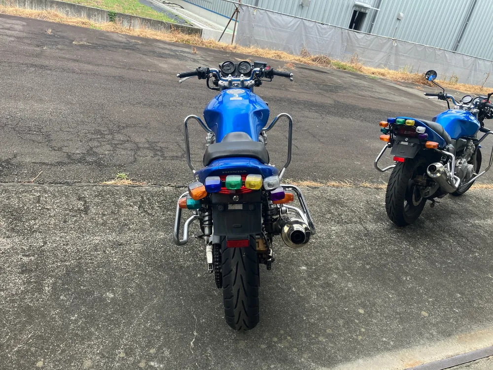 Honda CB400SB, оранжевый, серебристый, фото 5