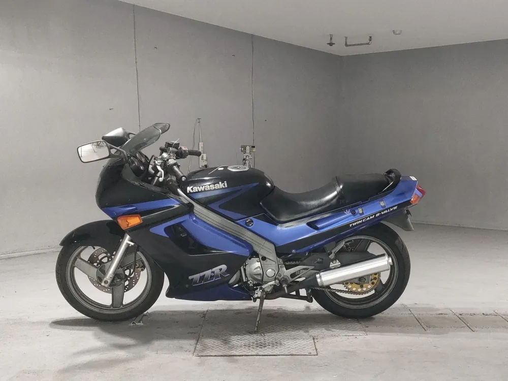 Kawasaki ZZ-R250, black / blue, фото 2