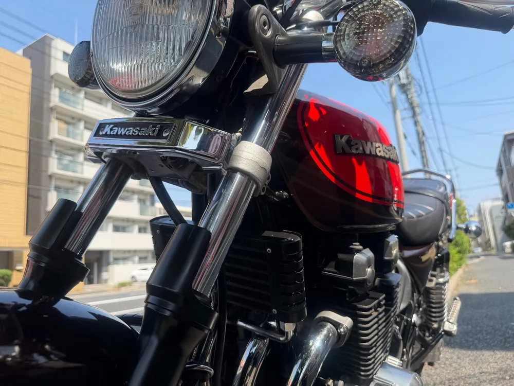 Kawasaki Zephyr 400 2011, light brown, оранжевый, фото 14
