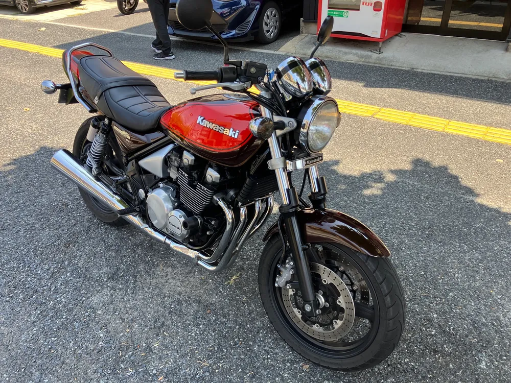 Kawasaki Zephyr 400 2011, light brown, оранжевый, фото 5