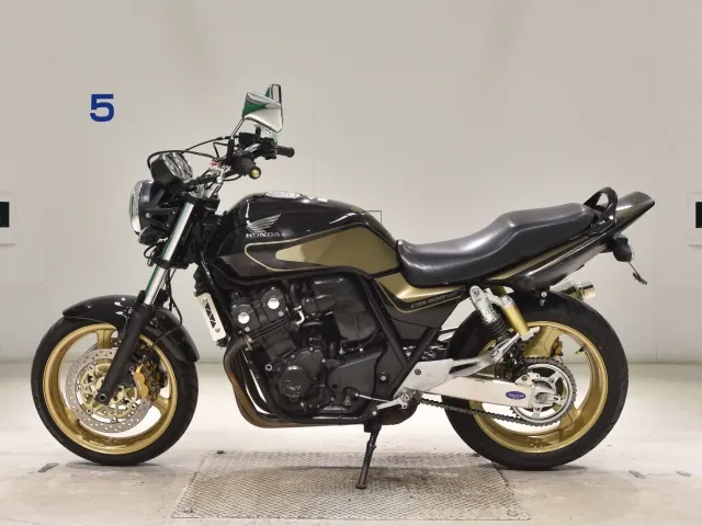 Honda CB400SB 2012, black | gold, фото 2