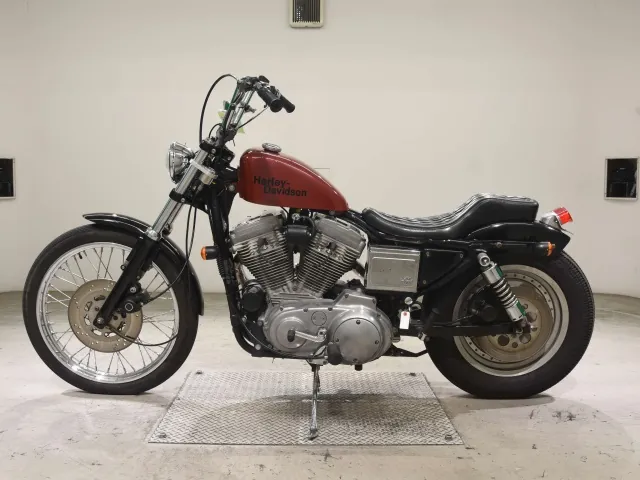 Harley-Davidson XLH883 1997, красный, чёрный, фото 2