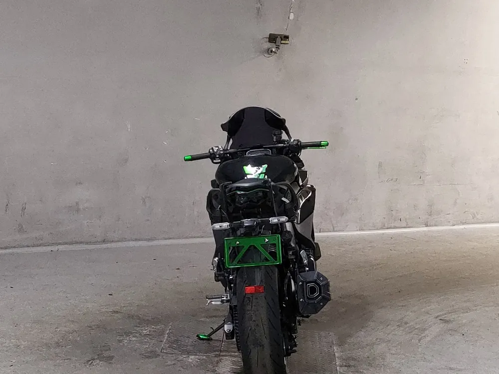 Kawasaki NINJA1000SX 2023, чёрный, зелёный, фото 4