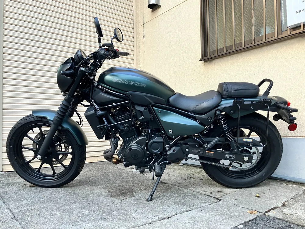 Kawasaki Eliminator 400SE 2024, black/green, фото 2