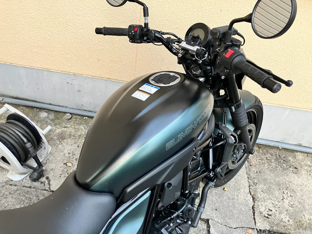 Kawasaki Eliminator 400SE 2024, black/green, фото 15