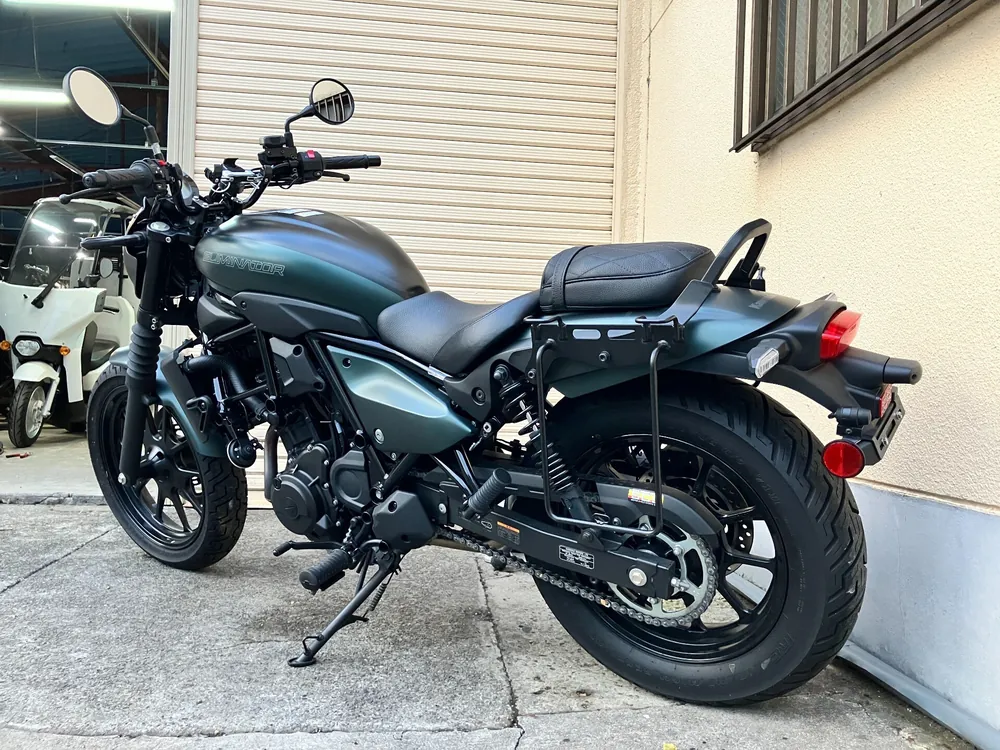 Kawasaki Eliminator 400SE 2024, black/green, фото 7