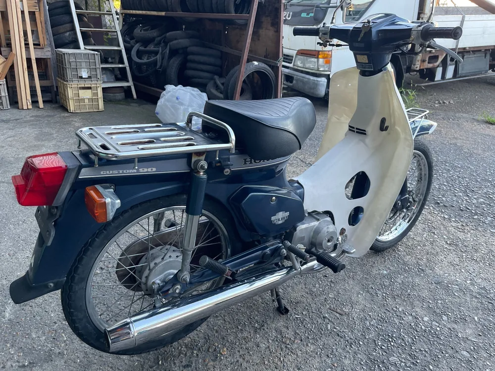 Honda Super Cub, navy blue, фото 3