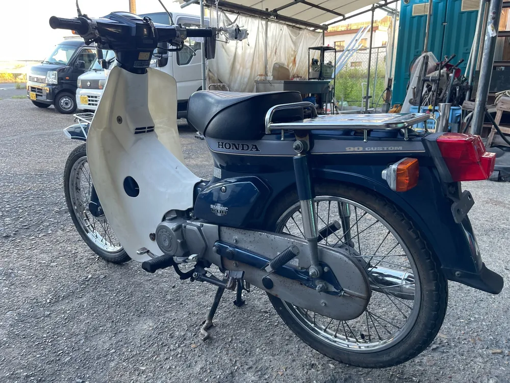Honda Super Cub, navy blue, фото 4