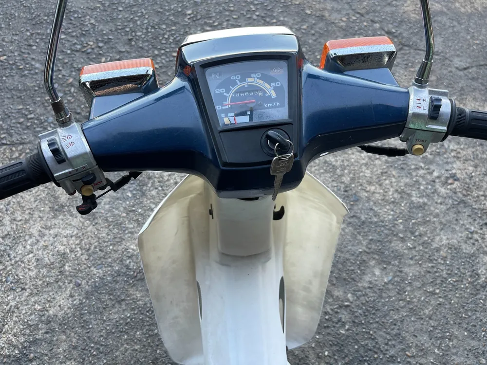 Honda Super Cub, navy blue, фото 5