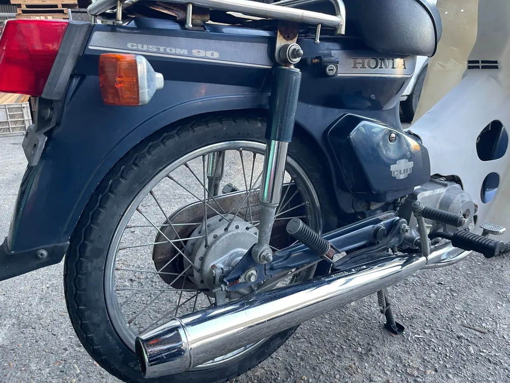 Honda Super Cub, navy blue, фото 9