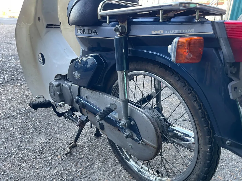 Honda Super Cub, navy blue, фото 10
