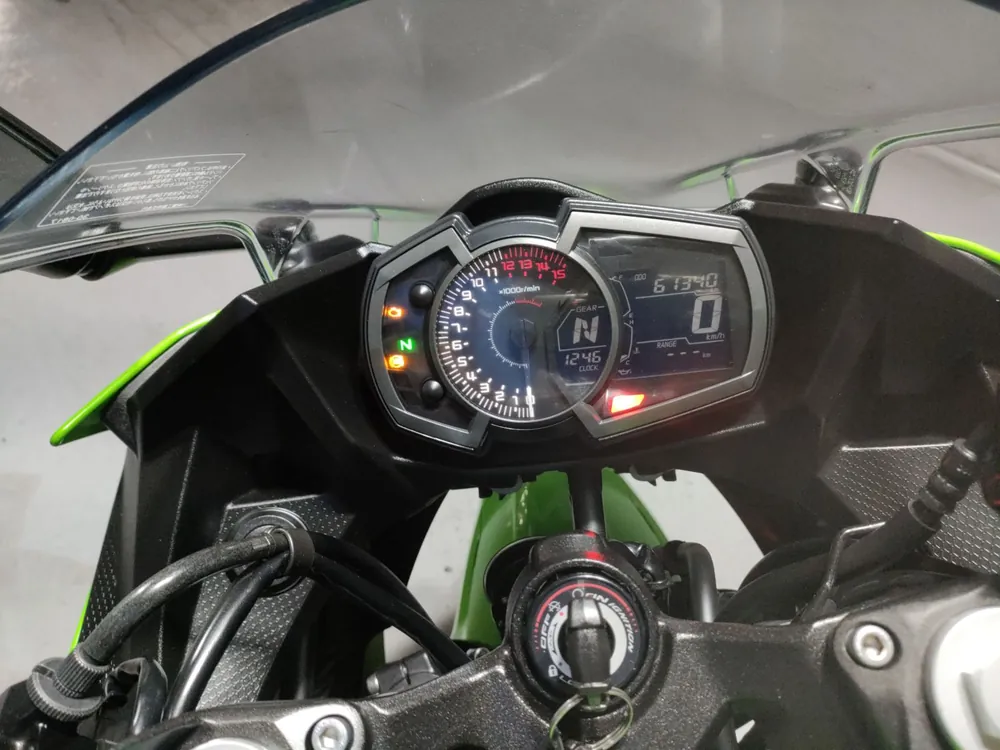 Kawasaki Ninja 400 2020, black / green, фото 5